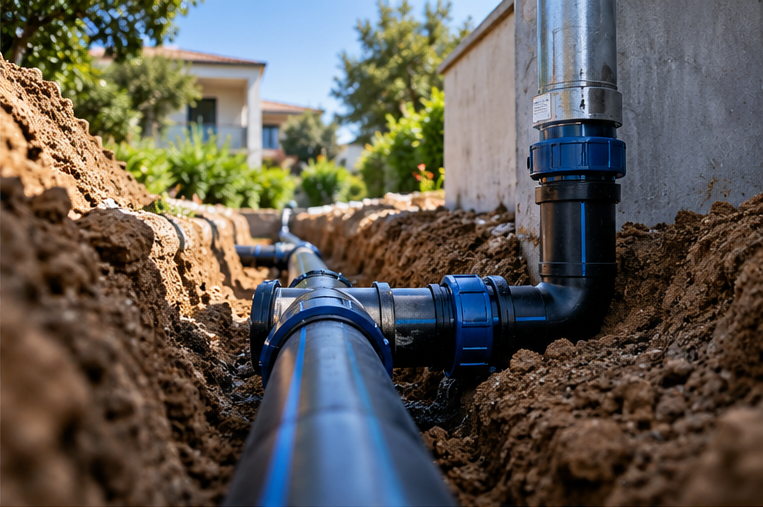 Impianto di pompaggio per la distribuzione dell'acqua